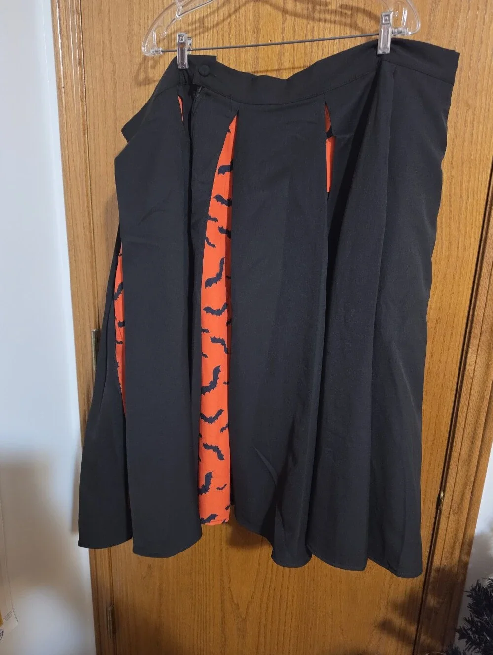 Unique Vintage Bats Swing Skirt